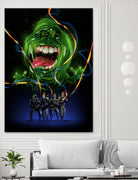 Ghostbusters by Nikita Abakumov on GIANT ART - black digital painting