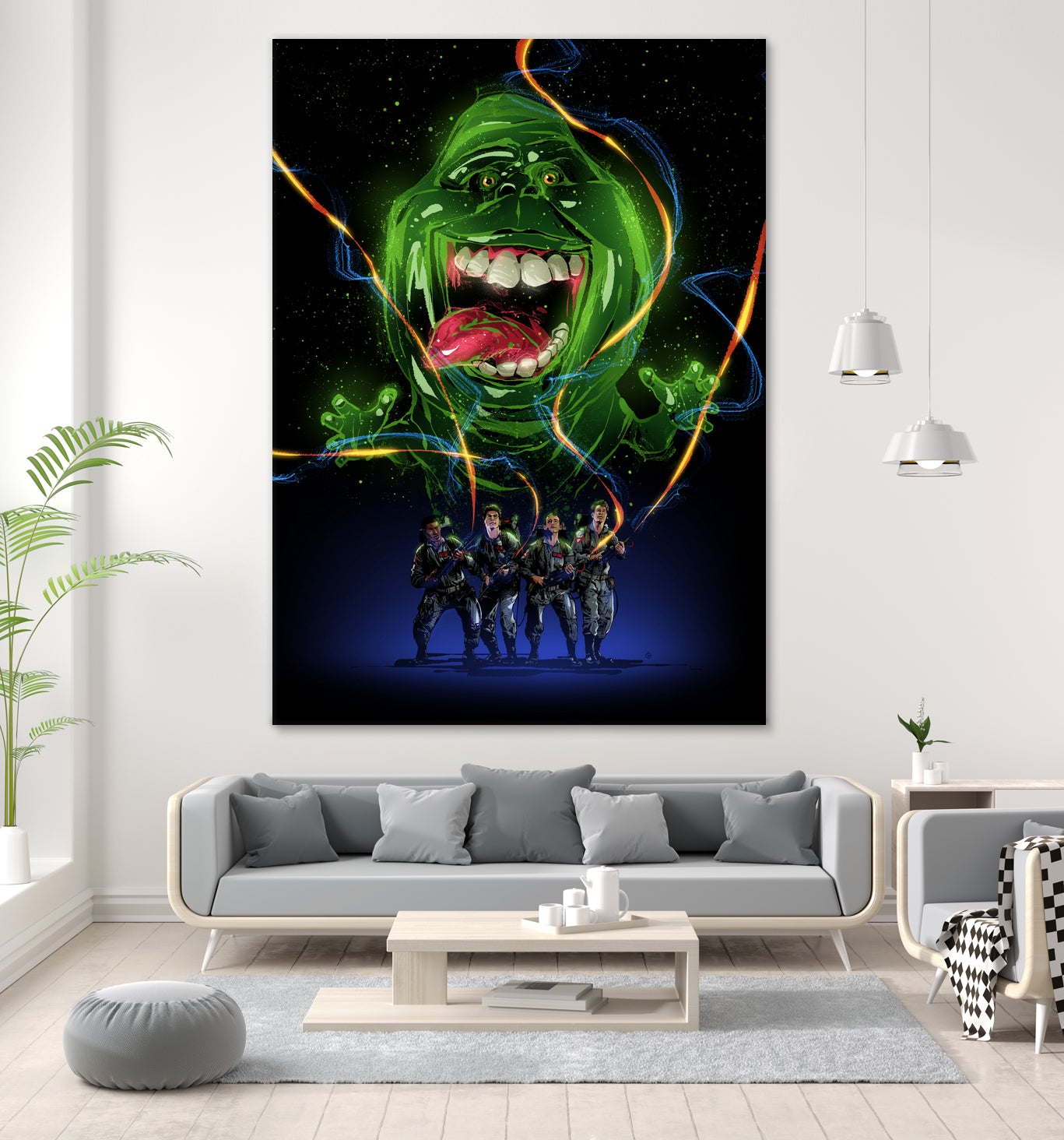 Ghostbusters by Nikita Abakumov on GIANT ART - black digital painting