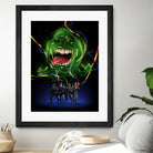 Ghostbusters by Nikita Abakumov on GIANT ART - black digital painting