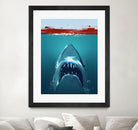 JAWS by Nikita Abakumov on GIANT ART - blue digital painting