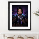 John Wick by Nikita Abakumov on GIANT ART - fuchsia digital painting