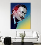 Salvador Dali by Nikita Abakumov on GIANT ART - blue digital painting