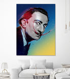 Salvador Dali by Nikita Abakumov on GIANT ART - blue digital painting