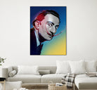 Salvador Dali by Nikita Abakumov on GIANT ART - blue digital painting