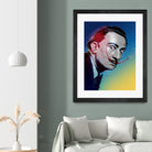 Salvador Dali by Nikita Abakumov on GIANT ART - blue digital painting