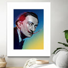 Salvador Dali by Nikita Abakumov on GIANT ART - blue digital painting