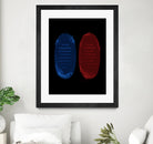 Red Blue Pills by Nikita Abakumov on GIANT ART - black digital painting