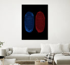 Red Blue Pills by Nikita Abakumov on GIANT ART - black digital painting