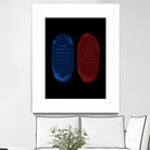 Red Blue Pills by Nikita Abakumov on GIANT ART - black digital painting