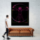 Vitruvian Man by Nikita Abakumov on GIANT ART - black digital painting