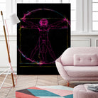 Vitruvian Man by Nikita Abakumov on GIANT ART - black digital painting