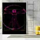 Vitruvian Man by Nikita Abakumov on GIANT ART - black digital painting