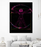 Vitruvian Man by Nikita Abakumov on GIANT ART - black digital painting