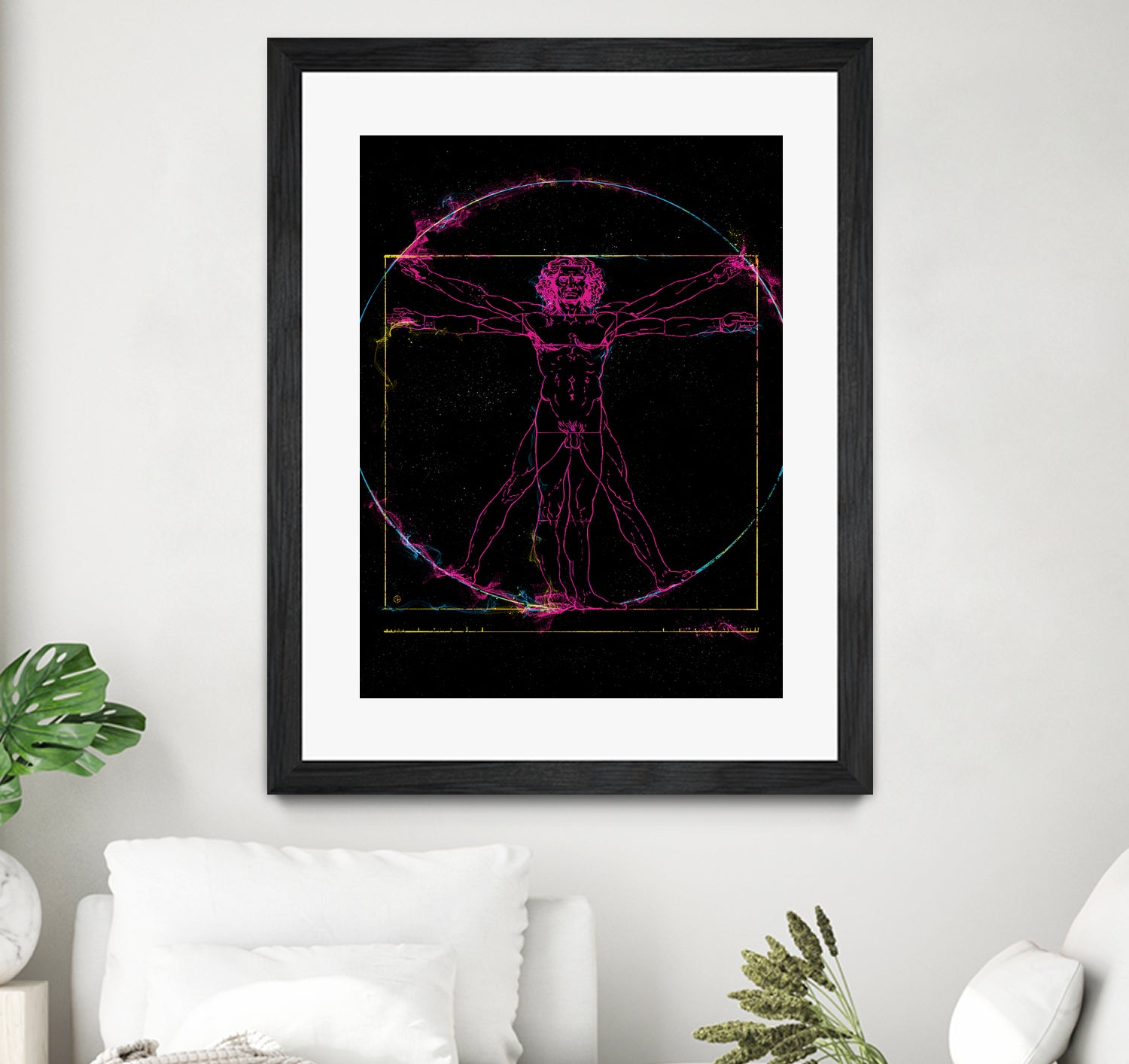 Vitruvian Man by Nikita Abakumov on GIANT ART - black digital painting