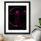 Vitruvian Man by Nikita Abakumov on GIANT ART - black digital painting