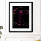 Vitruvian Man by Nikita Abakumov on GIANT ART - black digital painting