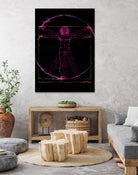 Vitruvian Man by Nikita Abakumov on GIANT ART - black digital painting