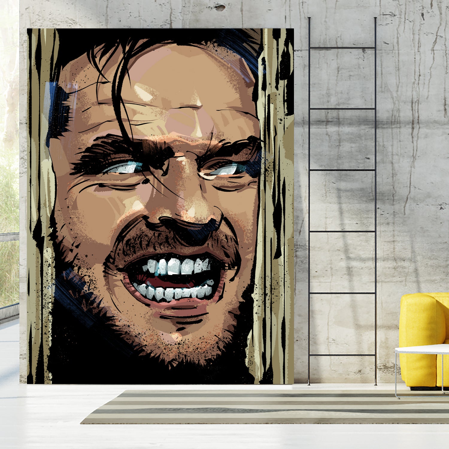 The Shining by Nikita Abakumov on GIANT ART - yellow digital painting