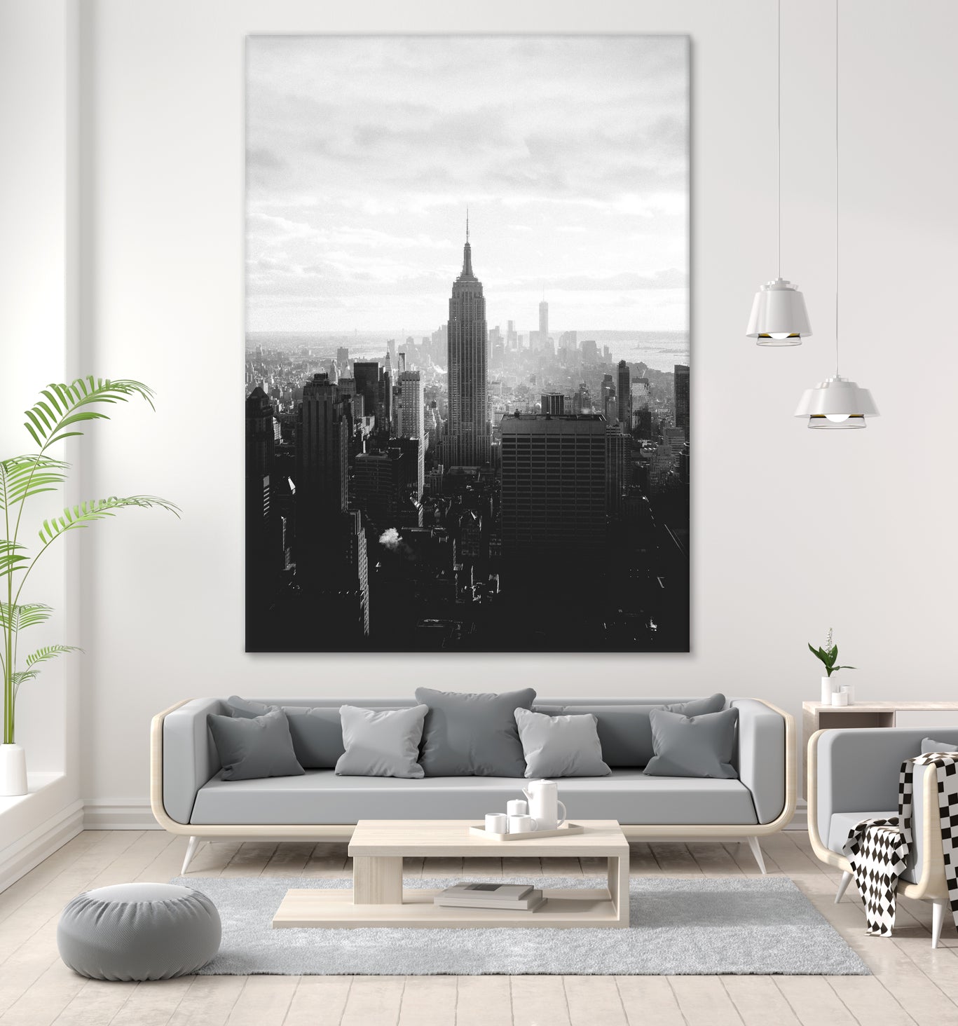 NYC-empire-state-01 by Nikita Abakumov on GIANT ART - gray photo manipulation