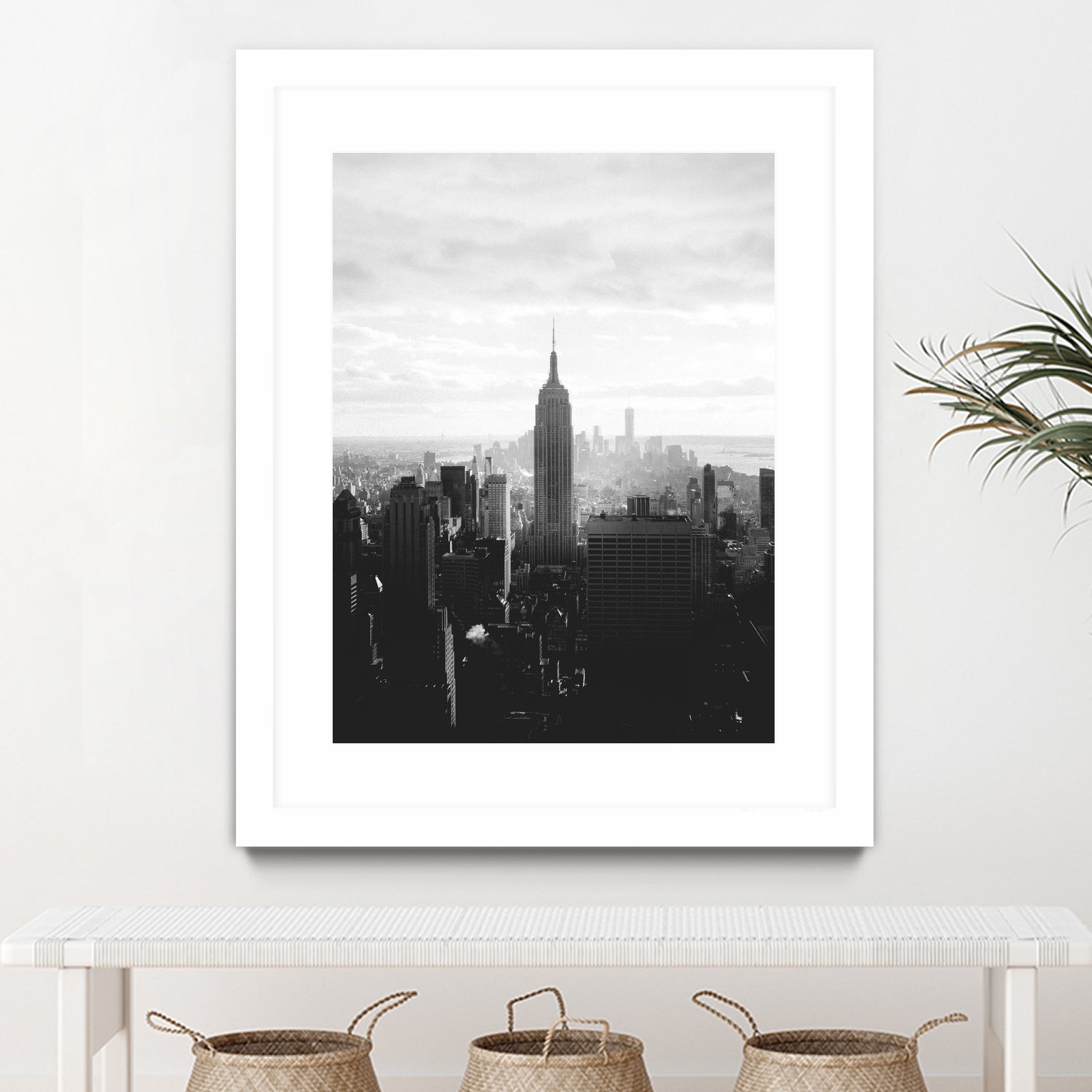 NYC-empire-state-01 by Nikita Abakumov on GIANT ART - gray photo manipulation