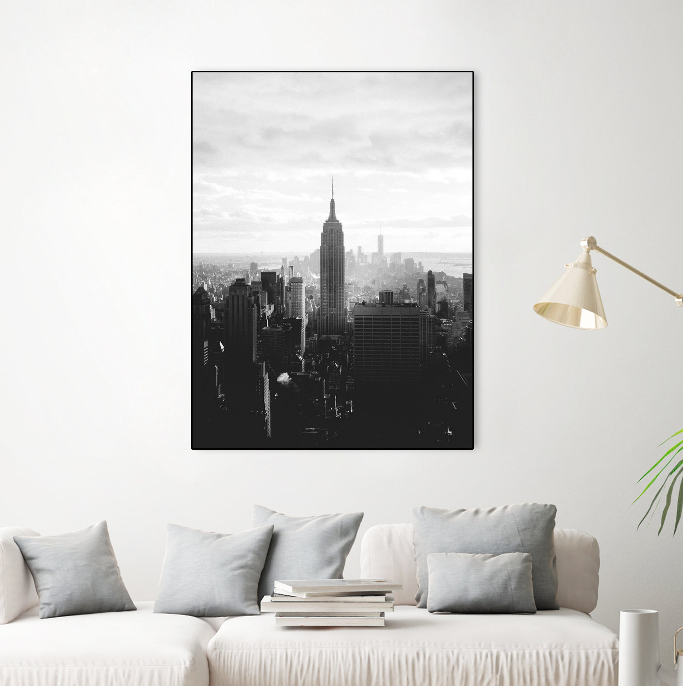 NYC-empire-state-01 by Nikita Abakumov on GIANT ART - gray photo manipulation