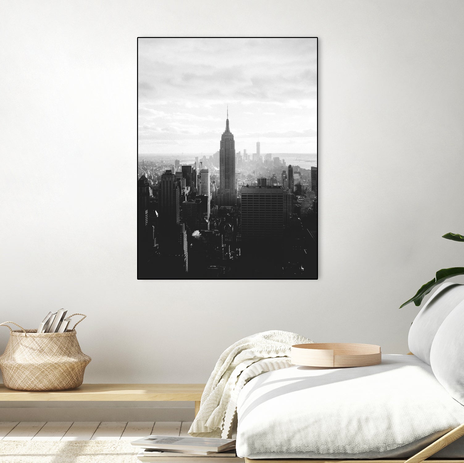 NYC-empire-state-01 by Nikita Abakumov on GIANT ART - gray photo manipulation