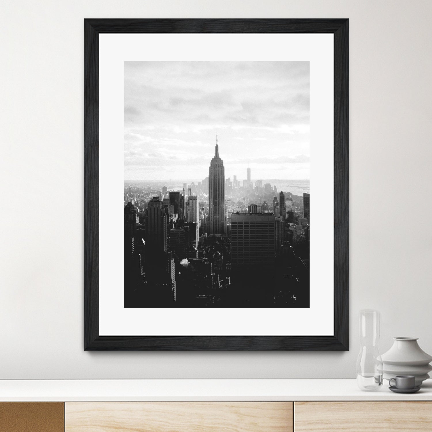 NYC-empire-state-01 by Nikita Abakumov on GIANT ART - gray photo manipulation