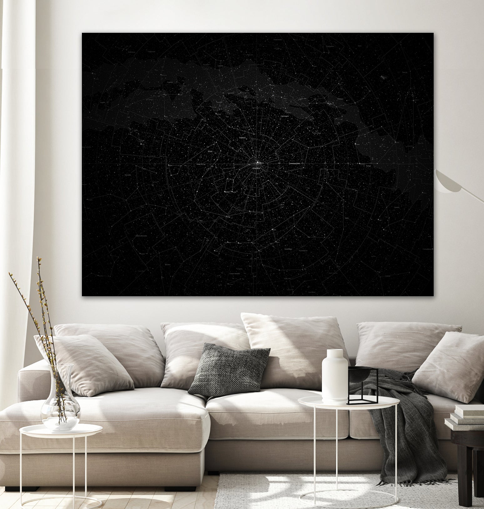 Galaxy Map by Nikita Abakumov on GIANT ART - black mixed media