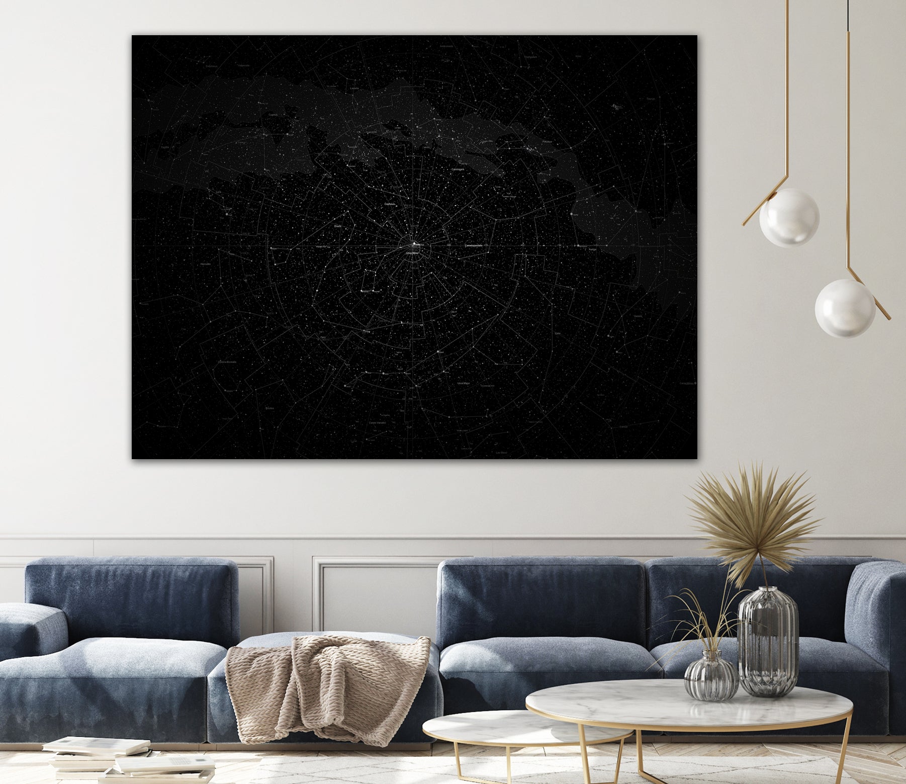 Galaxy Map by Nikita Abakumov on GIANT ART - black mixed media