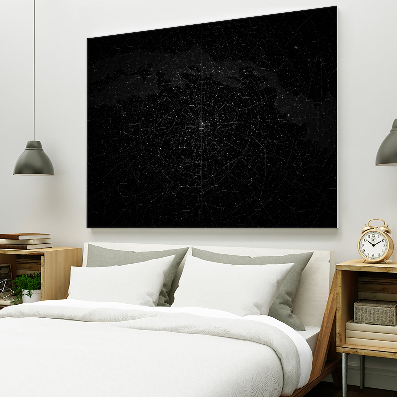 Galaxy Map by Nikita Abakumov on GIANT ART - black mixed media