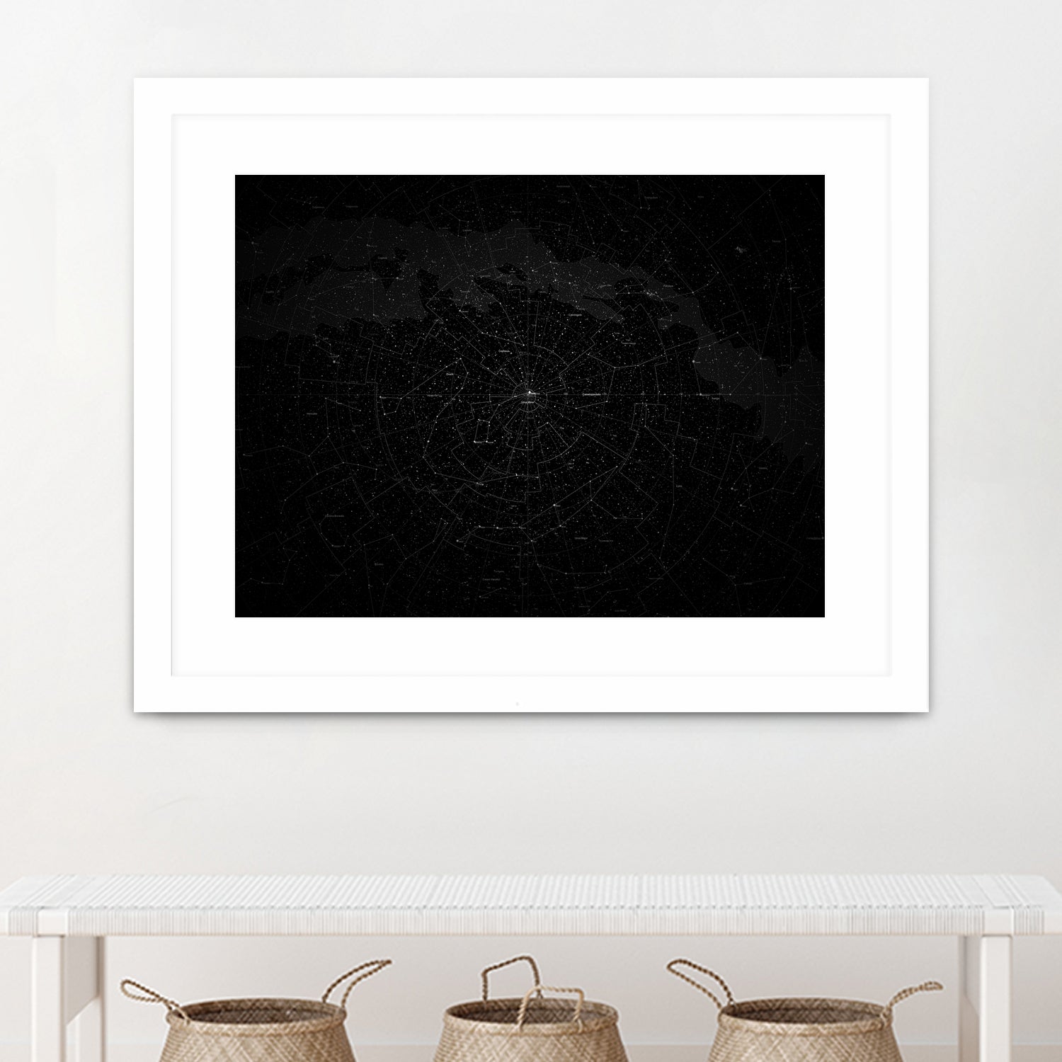 Galaxy Map by Nikita Abakumov on GIANT ART - black mixed media