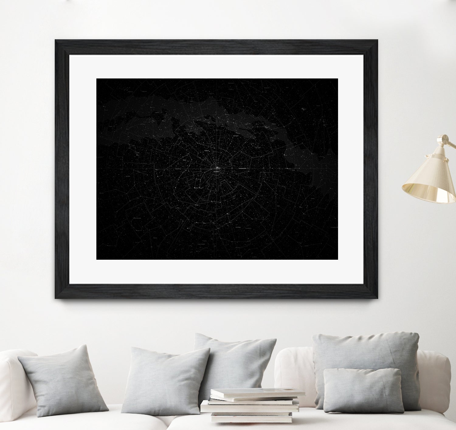 Galaxy Map by Nikita Abakumov on GIANT ART - black mixed media