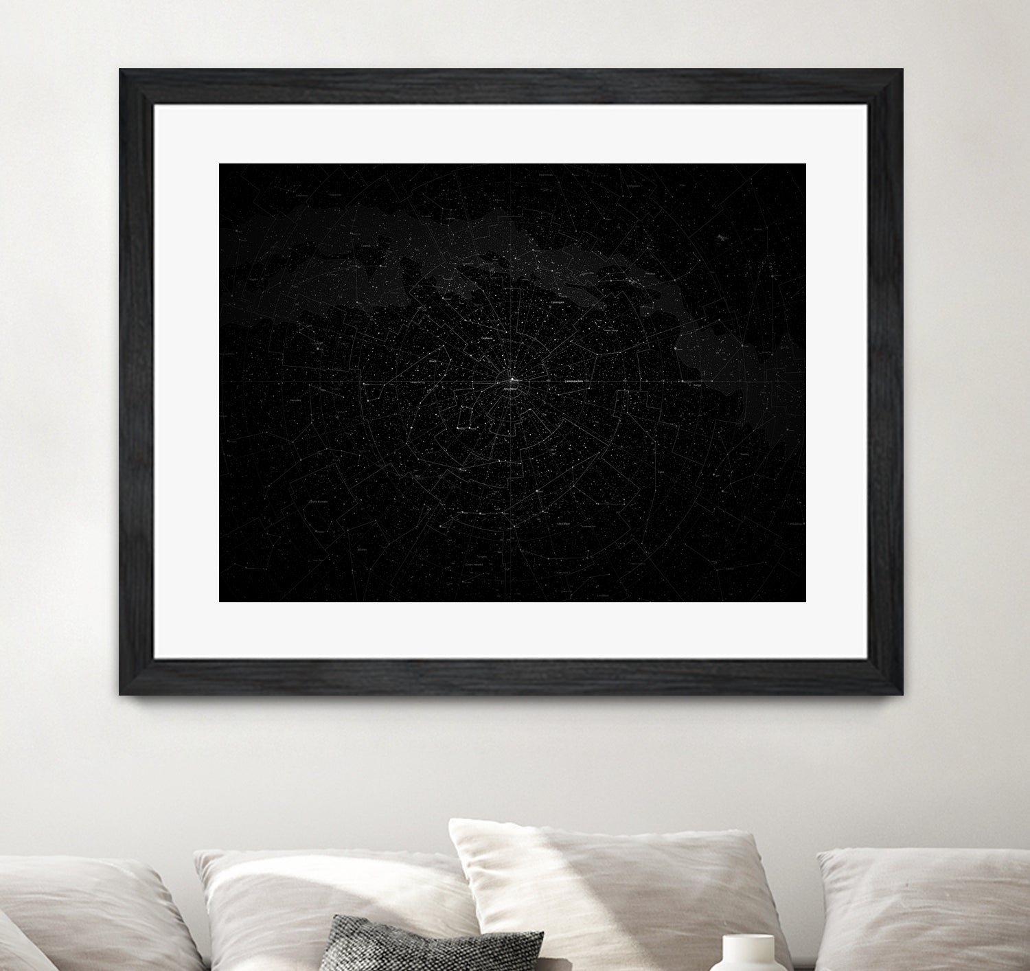 Galaxy Map by Nikita Abakumov on GIANT ART - black mixed media