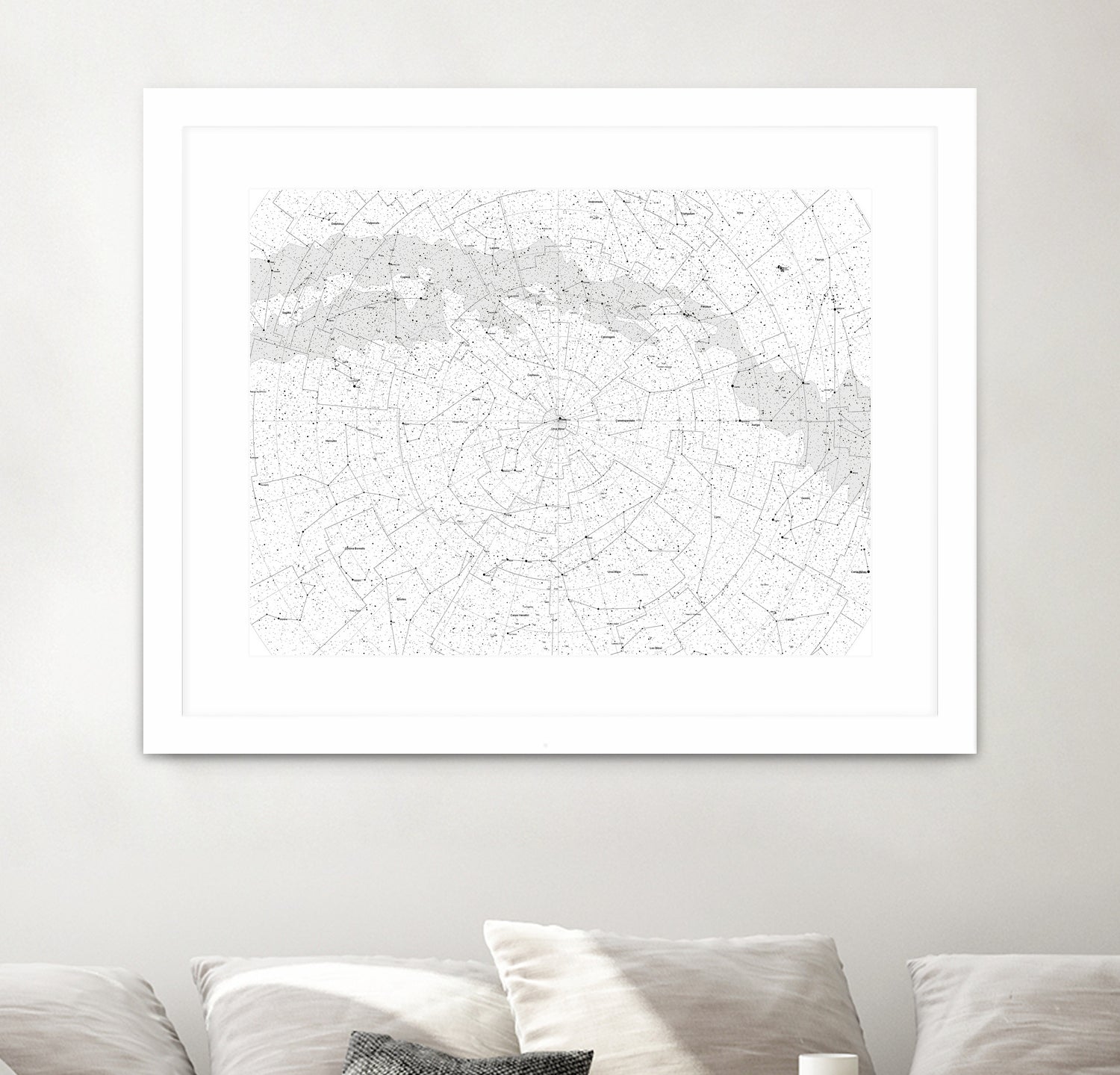 Galaxy Map by Nikita Abakumov on GIANT ART - white photo illustration