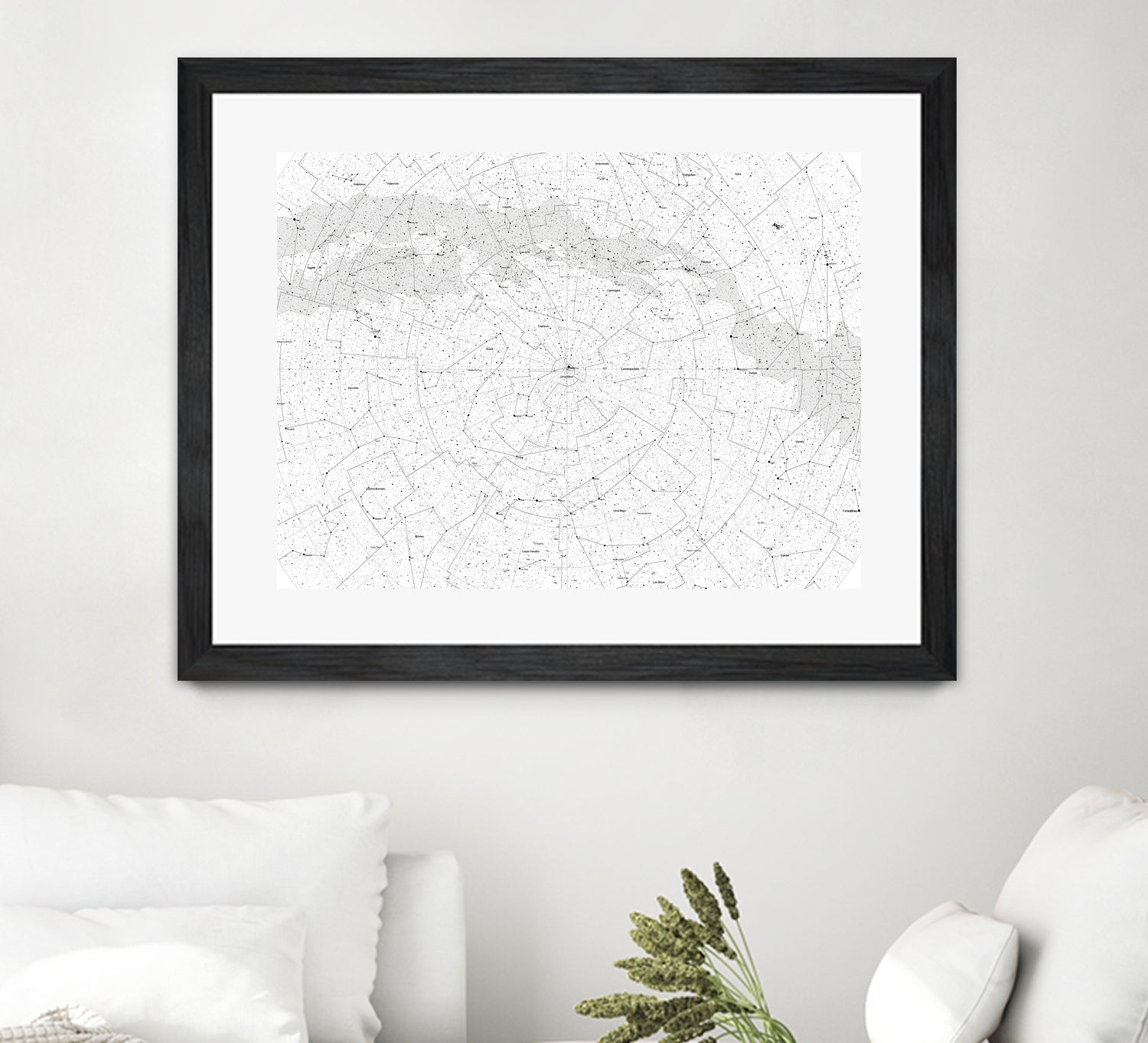 Galaxy Map by Nikita Abakumov on GIANT ART - white photo illustration