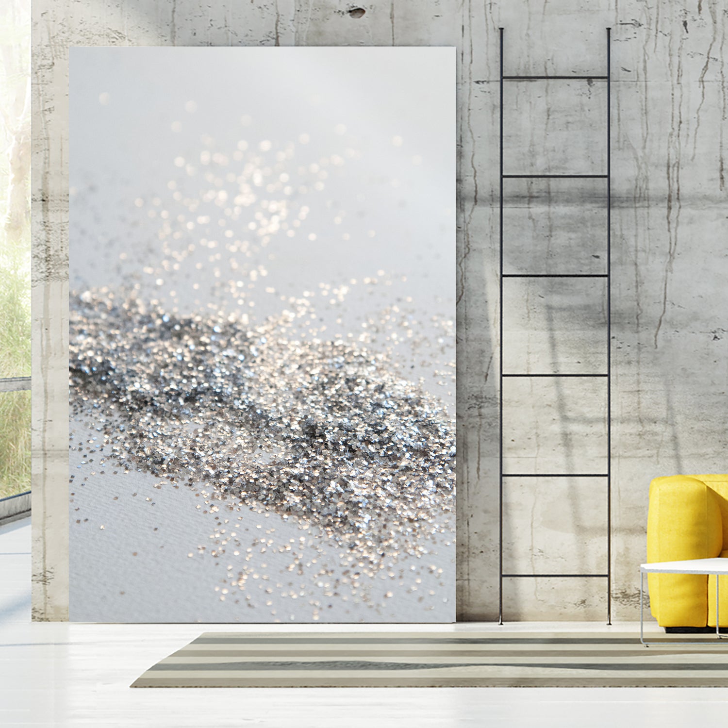 Silver Gray Glitter #2 #shiny #decor #art by Anita & Bella Jantz on GIANT ART - gray photo illustration