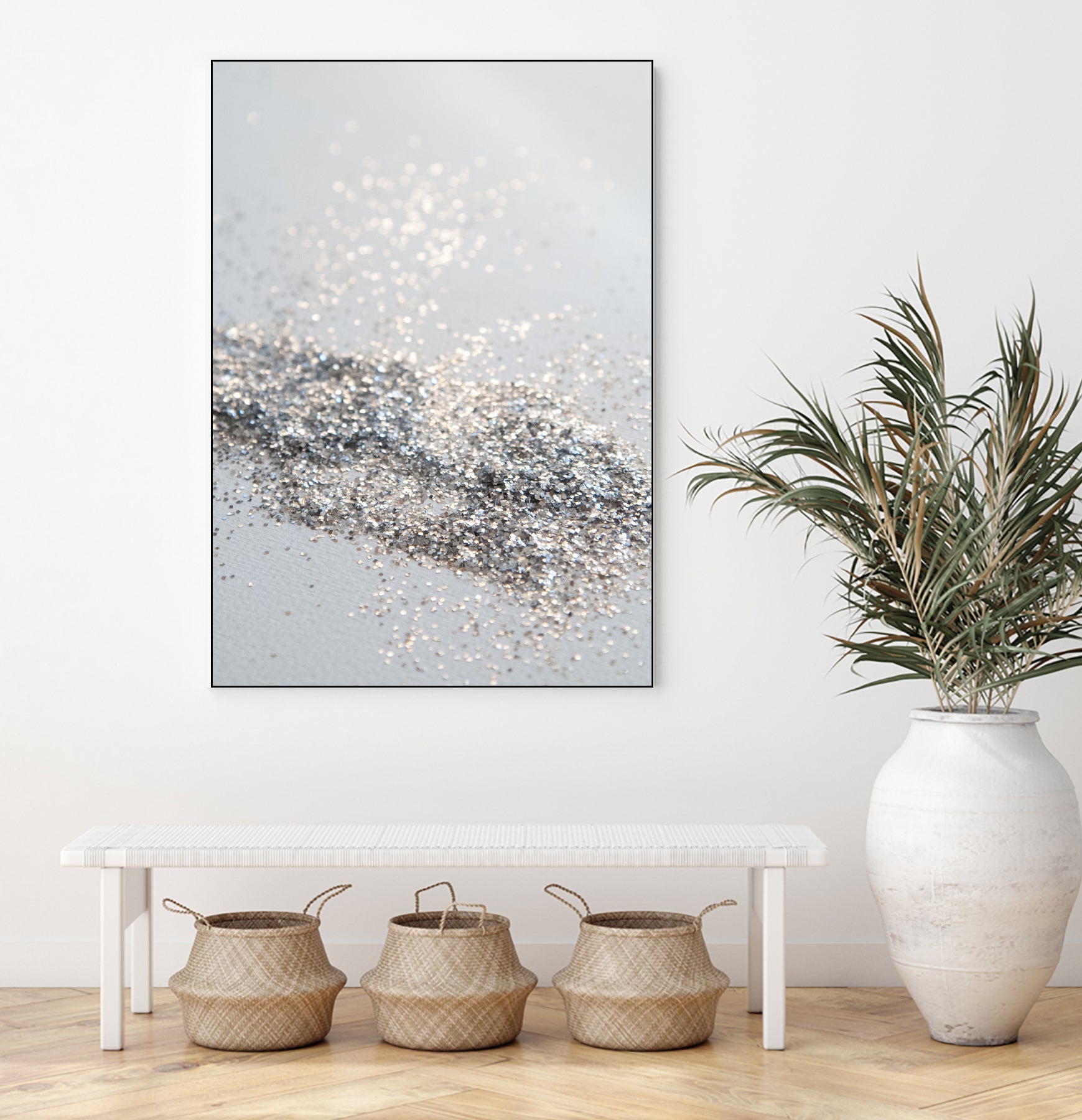 Silver Gray Glitter #2 #shiny #decor #art by Anita & Bella Jantz on GIANT ART - gray photo illustration