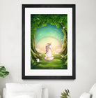 Unicorn Meditation by Ileana Mayer-Dobnig on GIANT ART - green photo illustration