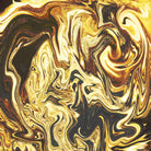 Abstract Marble Painting by Amir Faysal on GIANT ART - yellow digital painting