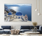 Santorini, Greece by I Bjork on GIANT ART - blue photo illustration