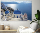 Santorini, Greece by I Bjork on GIANT ART - blue photo illustration