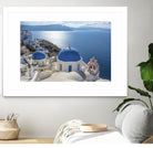 Santorini, Greece by I Bjork on GIANT ART - blue photo illustration