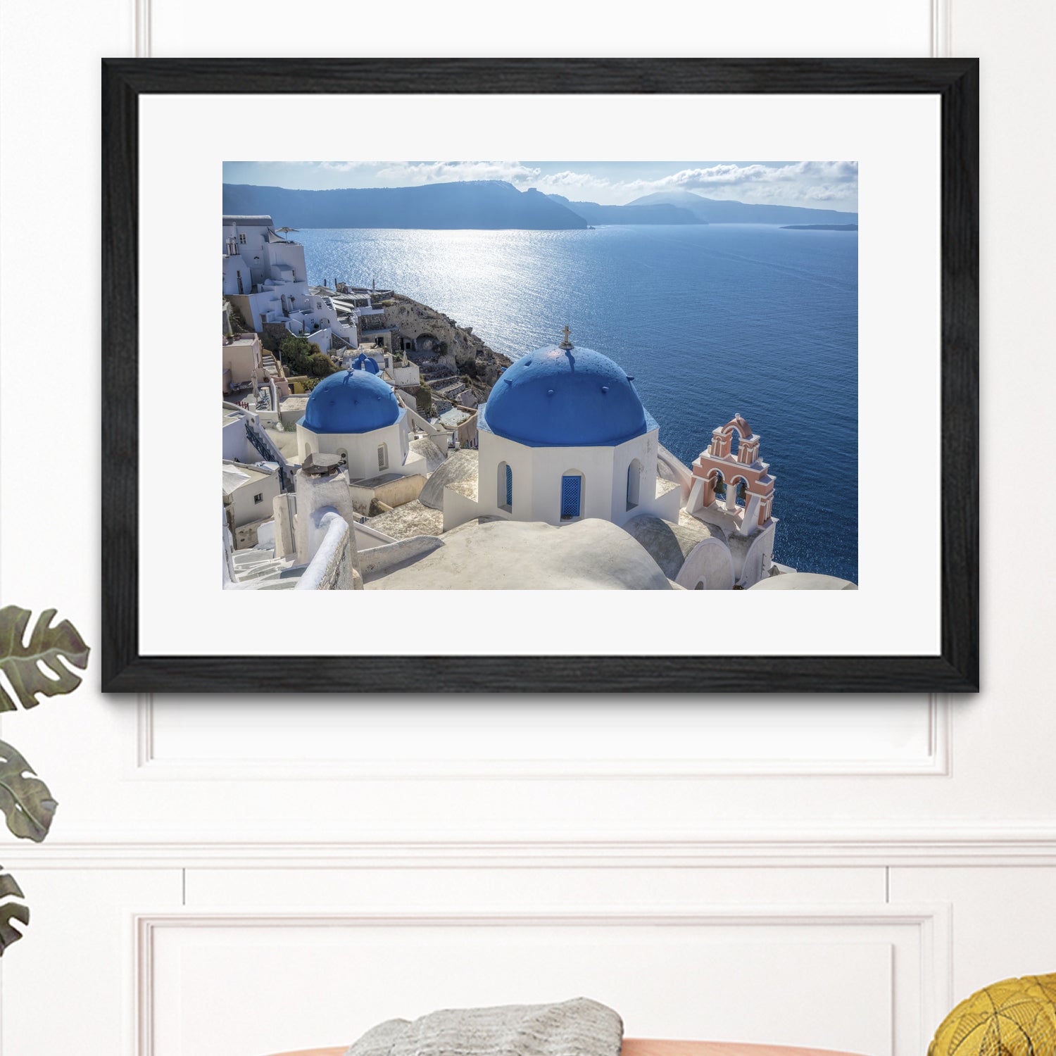 Santorini, Greece by I Bjork on GIANT ART - blue photo illustration