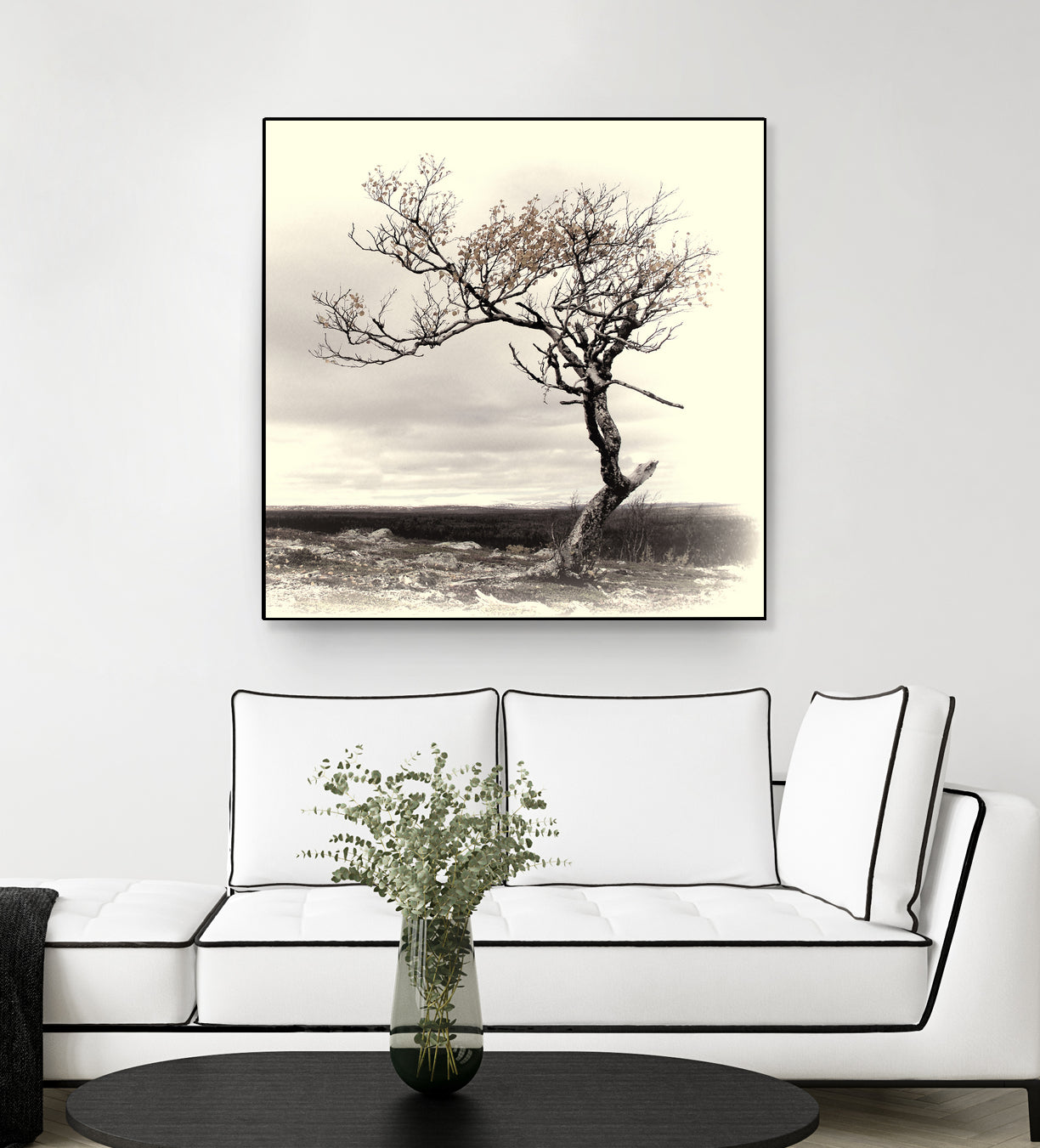 Lonely Tree by I Bjork on GIANT ART - gray photo illustration