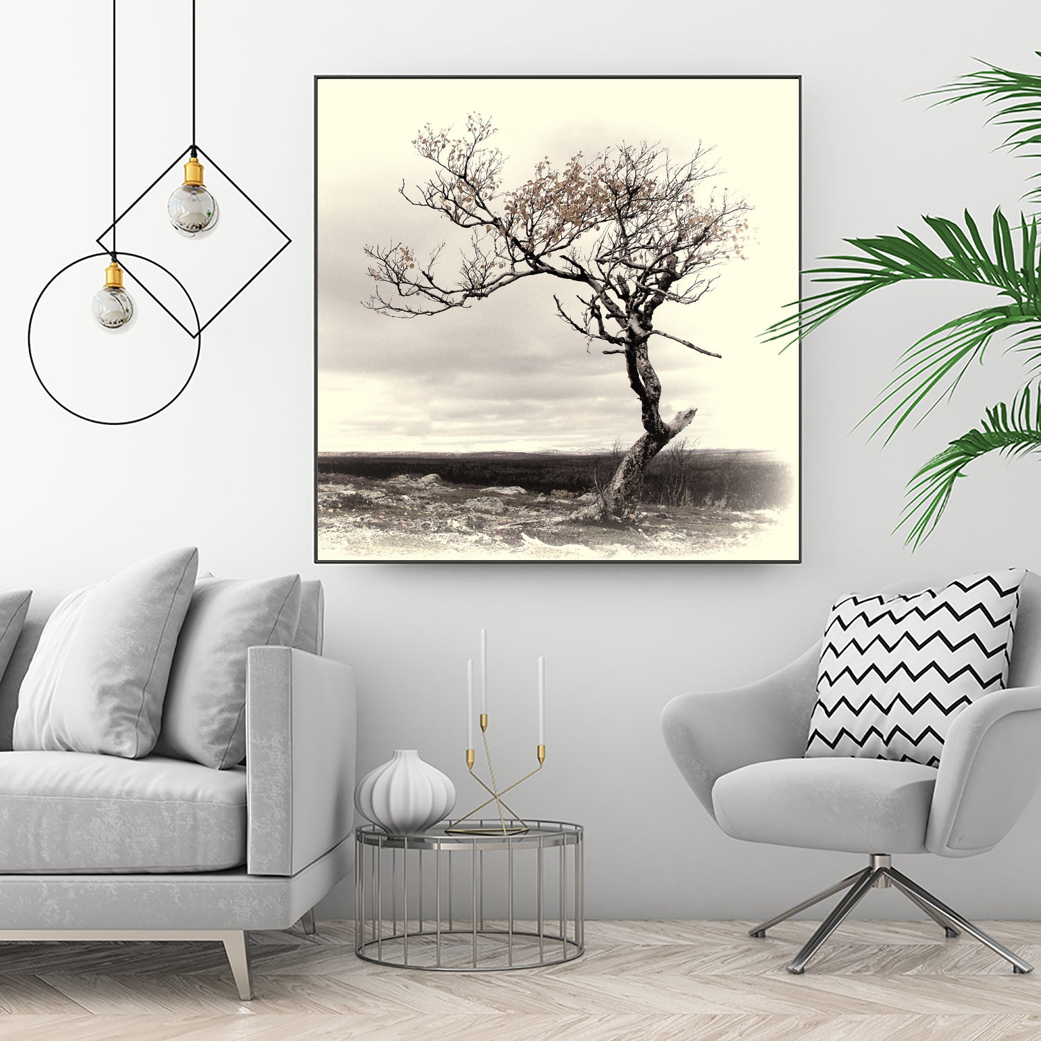 Lonely Tree by I Bjork on GIANT ART - gray photo illustration