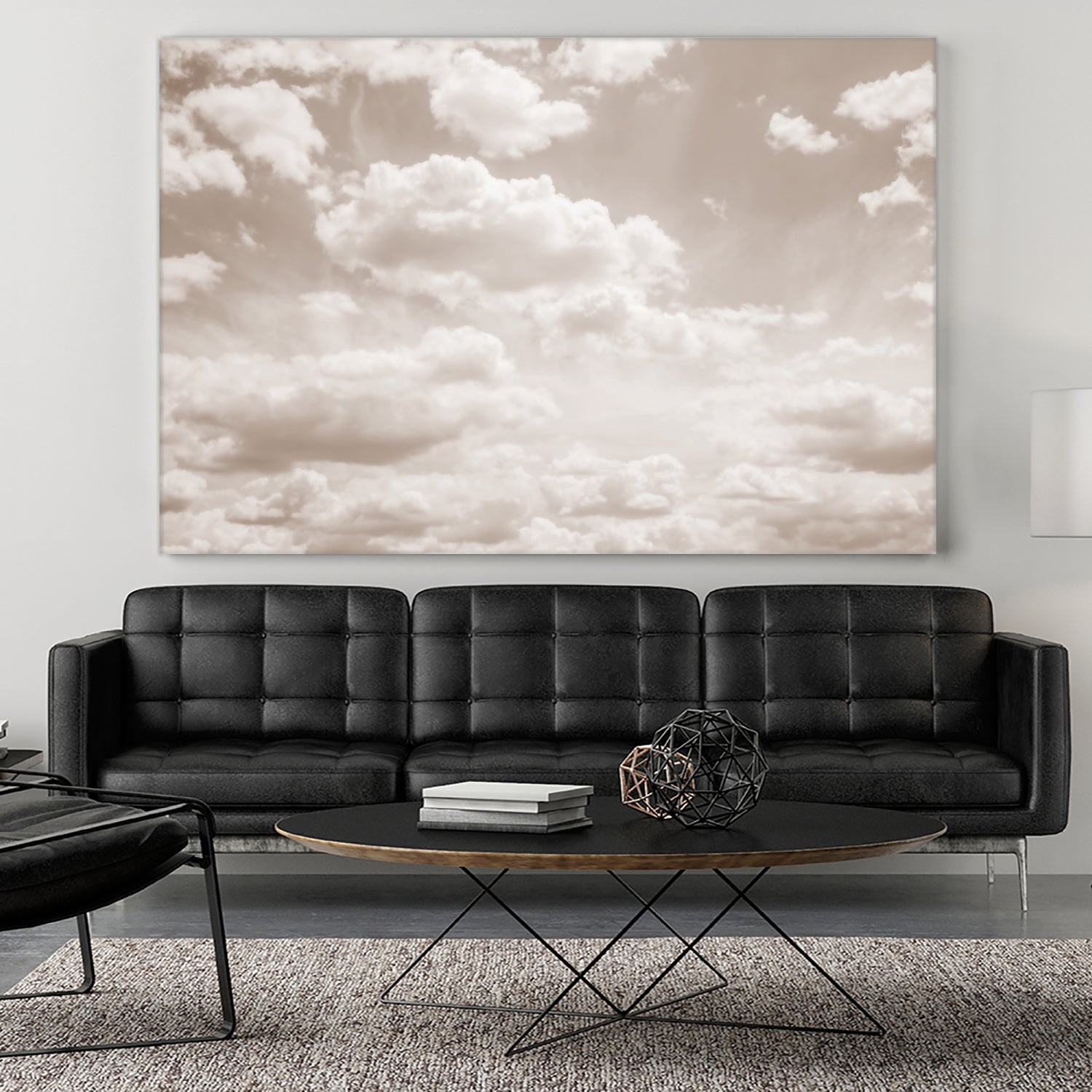 Soft Beige Clouds 4 by Anitas Bellas Art on GIANT ART - beige coastal beige