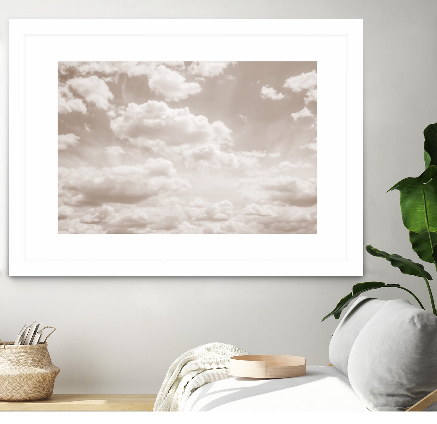 Soft Beige Clouds 4 by Anitas Bellas Art on GIANT ART - beige coastal beige