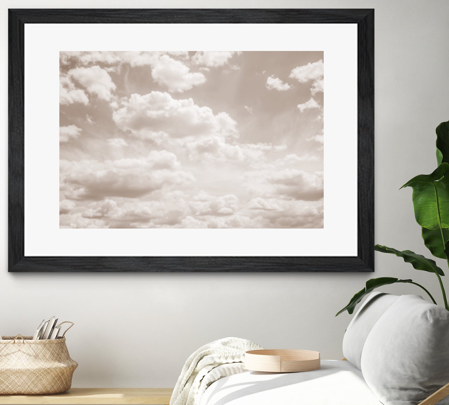 Soft Beige Clouds 4 by Anitas Bellas Art on GIANT ART - beige coastal beige