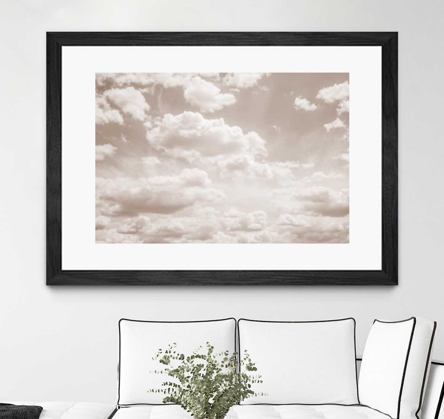 Soft Beige Clouds 4 by Anitas Bellas Art on GIANT ART - beige coastal beige