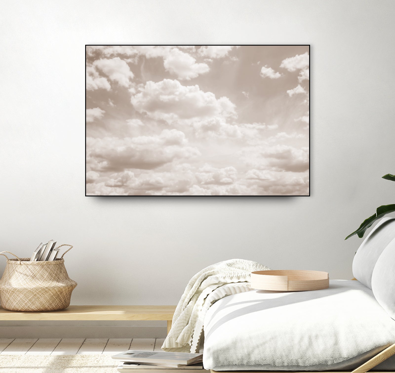 Soft Beige Clouds 4 by Anitas Bellas Art on GIANT ART - beige coastal beige